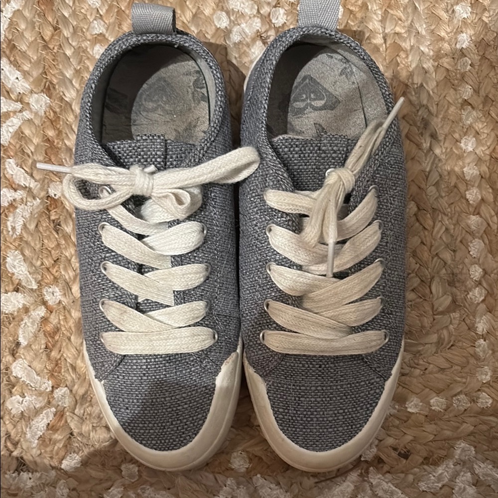 Gray Canvas Sneakers